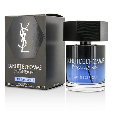 yves saint laurent la nuit electrique|la nuit l'homme eau toilette.